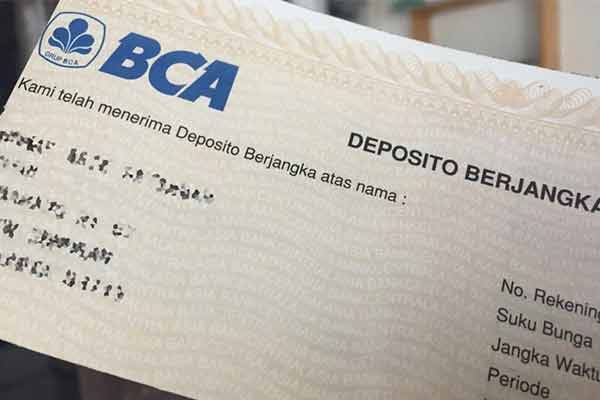Deposito BCA Terbaru 