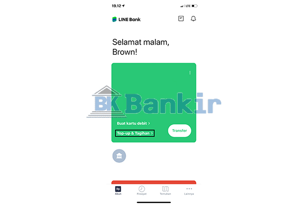 Buka Aplikasi Line Bank