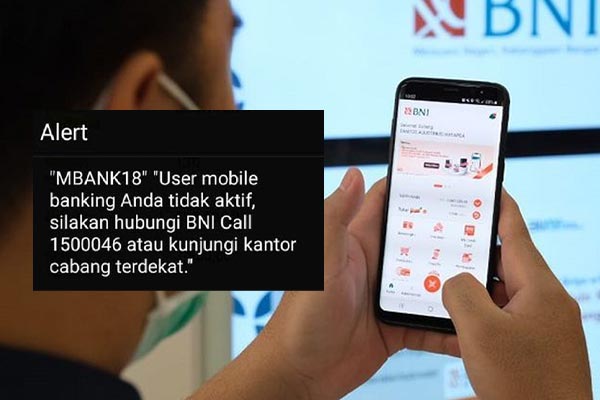 BNI Mobile Banking Error MBANK18