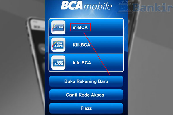 1. Buka Aplikasi M Banking BCA Terinstal di HP