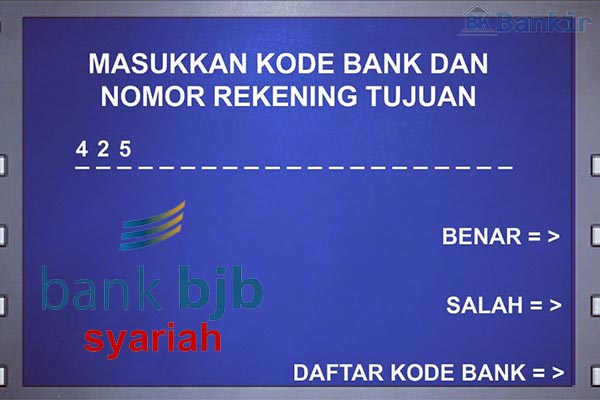 Kode Bank BJB Syariah Untuk Transfer